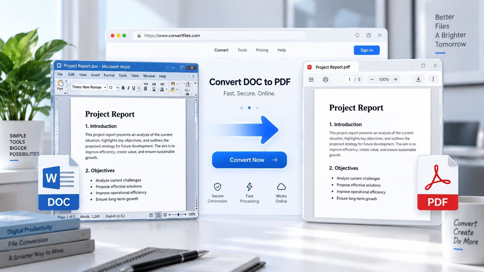 DOC to PDF converter for legacy Microsoft Word files