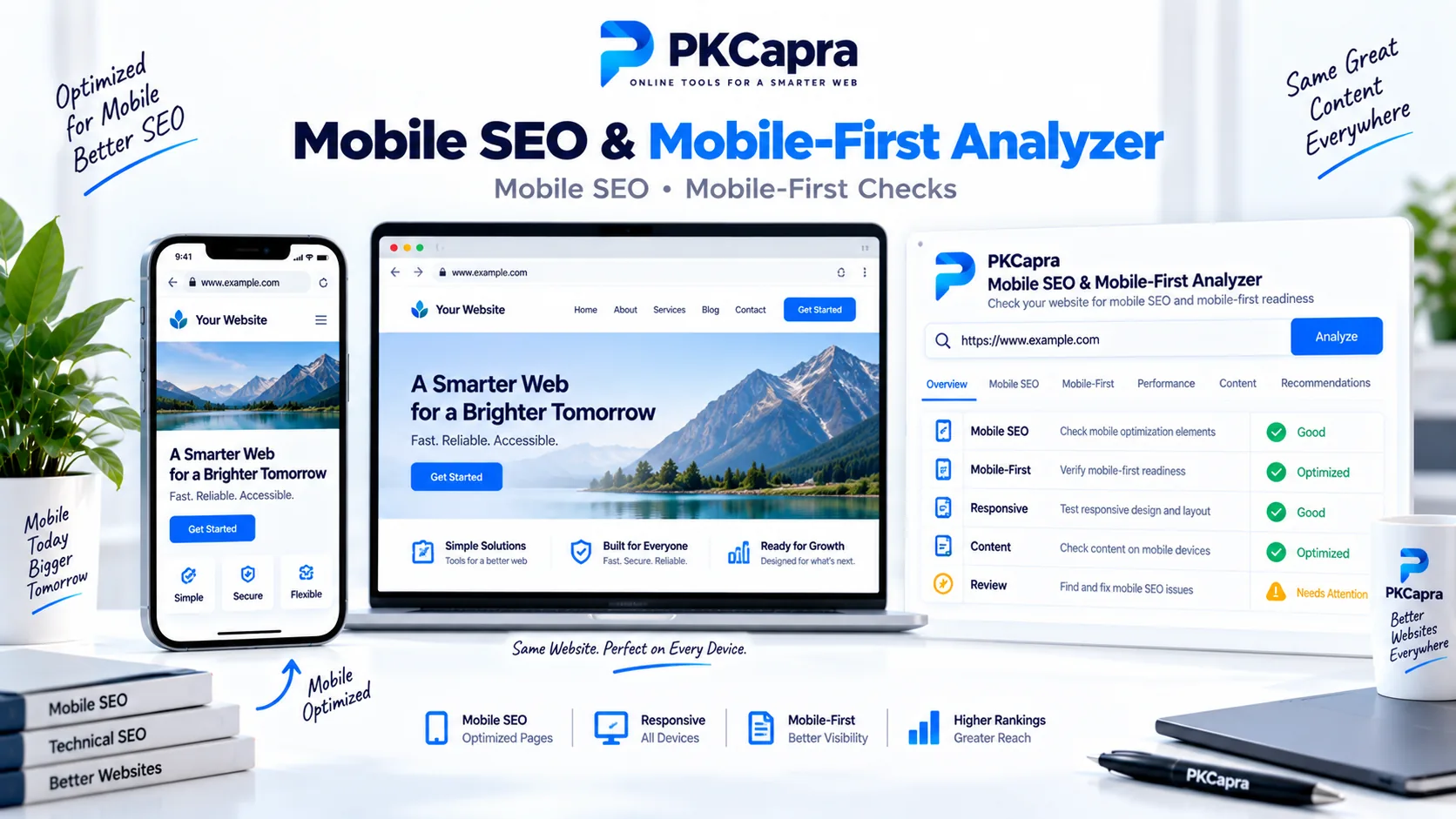 Mobile SEO and mobile-first analyzer for technical SEO