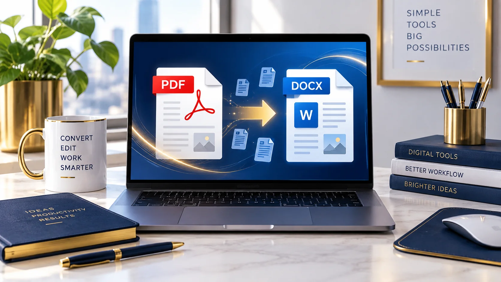 PDF to DOCX Converter for converting PDF text into editable Word documents