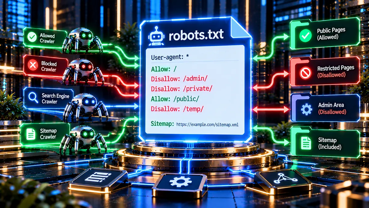 Robots.txt Generator creating Allow and Disallow crawler rules