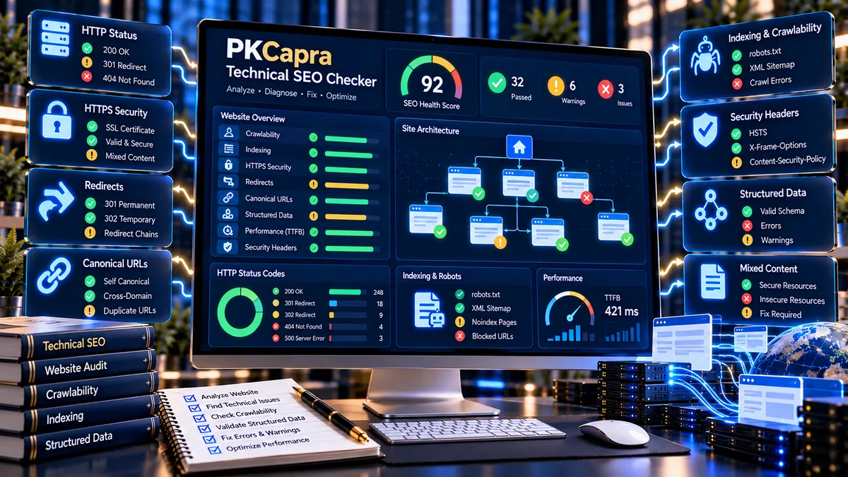 Technical SEO Checker for website technical SEO analysis