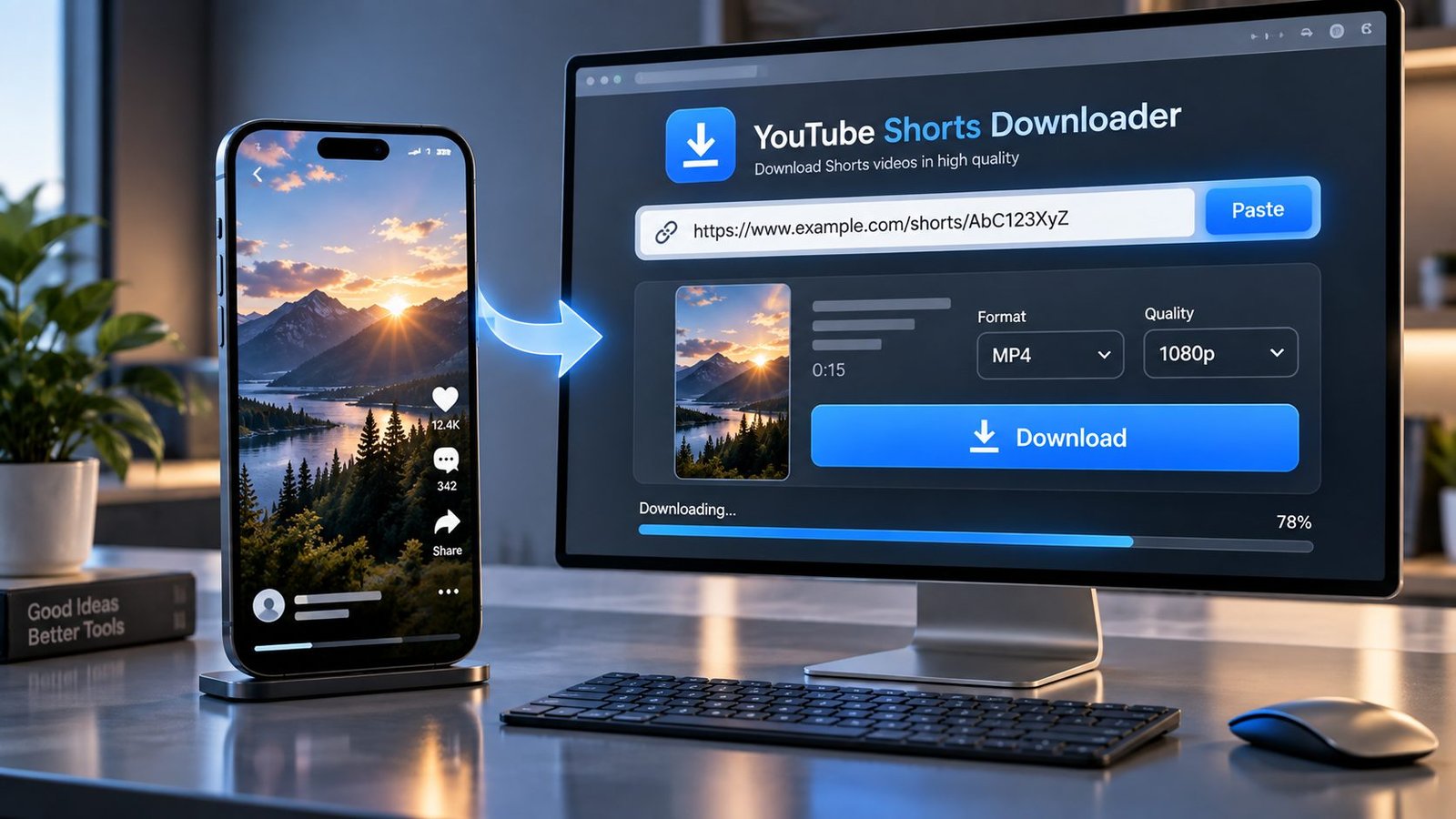 YouTube Shorts Downloader online tool